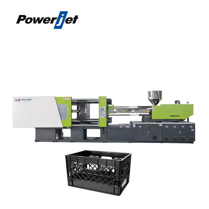 Powerjet новый высокопроизводительный пресс для литья под давлением, контейнер для фруктов, машина для производства пластиковых корзин