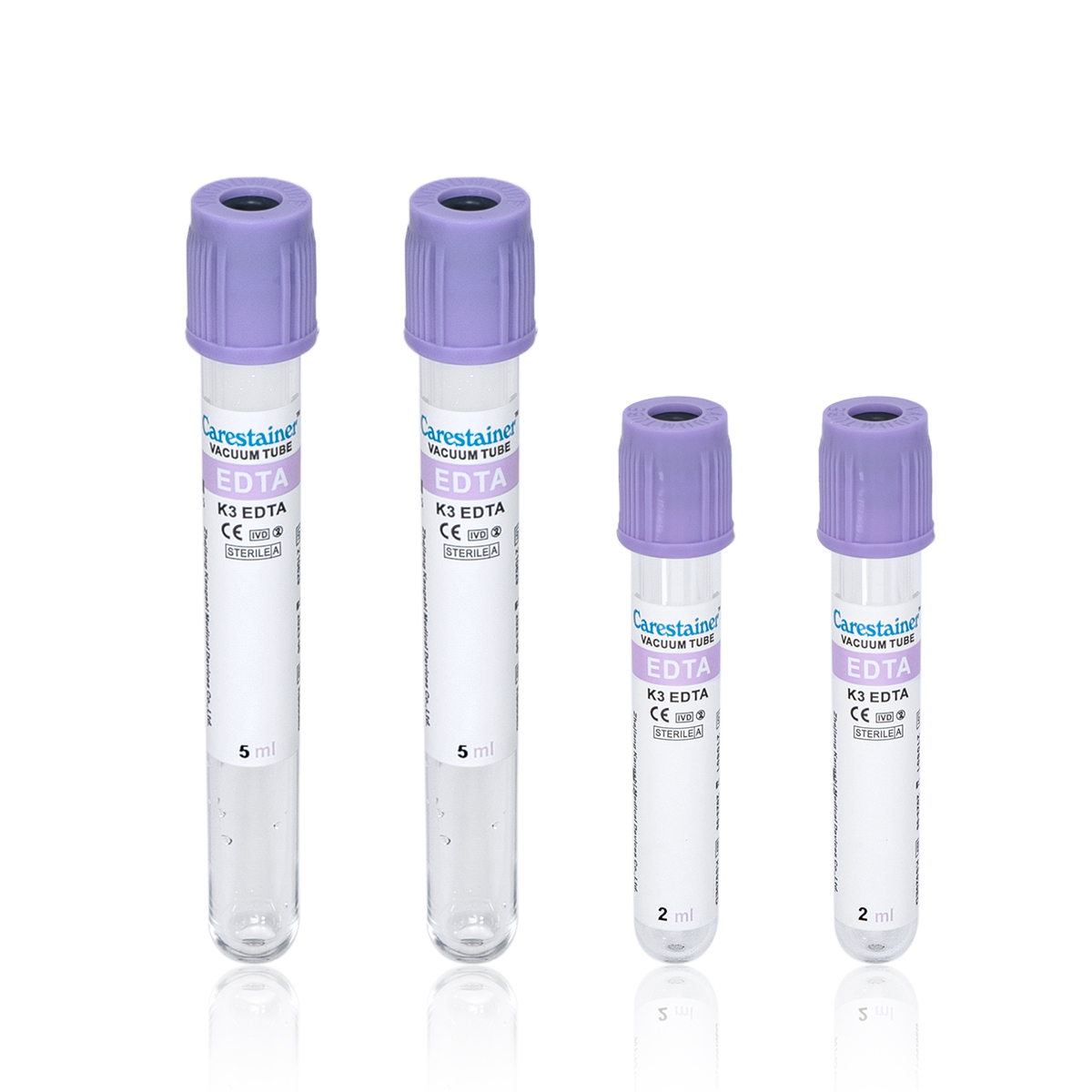 KS Medical 2ml 3ml 4ml EDTA K2 K3 Vacuum Blood Collection Tube