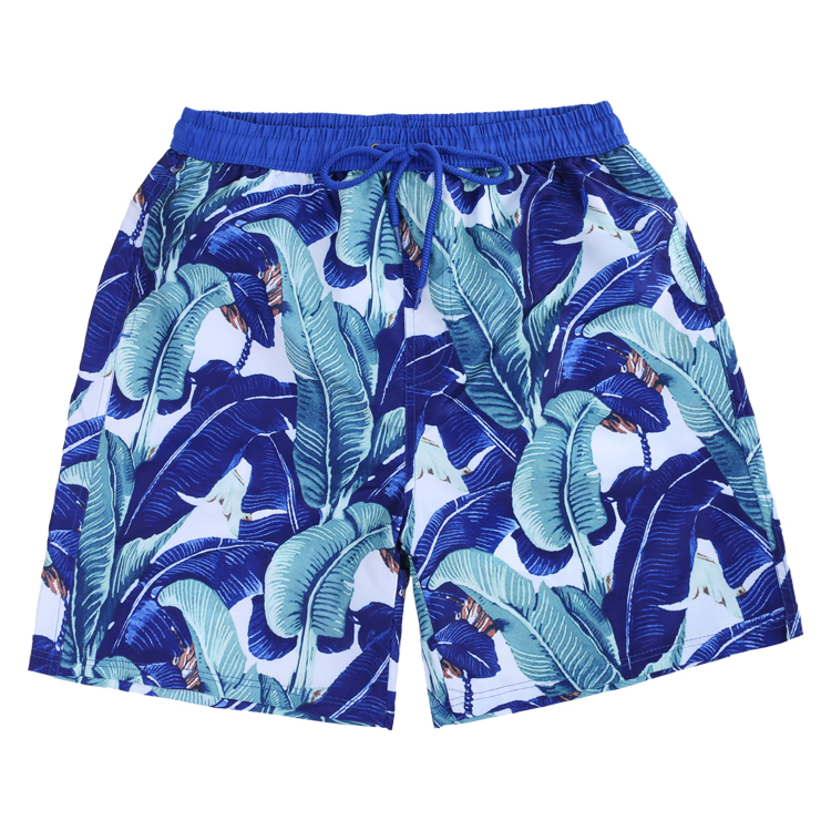 2021 Summer 2 in 1 Shorts Beautiful Colorful Flower Leaf Quick Dry Workout Shorts Mens Boardshorts Beach Shorts Factory