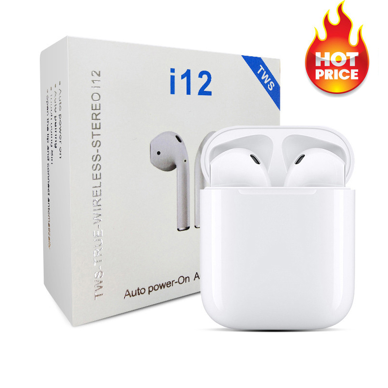 Высокое качество Tws i12 Air pod Macaron наушники беспроводные наушники audifonos оптом наушники для телефона Самые дешевые вкладыши с i12 Air pods 2