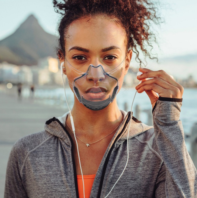 Hot Sale Face Combine Plastic Reusable Clear Face Shield Transparent dual-purpose mask