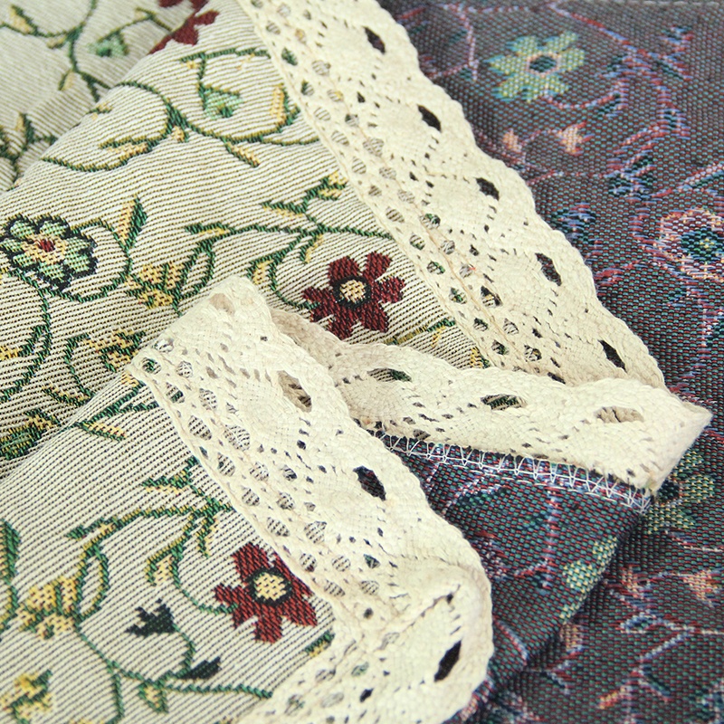 MOQ 1ps Custom High quality jacquard tablecloth table cloths for decoration tables