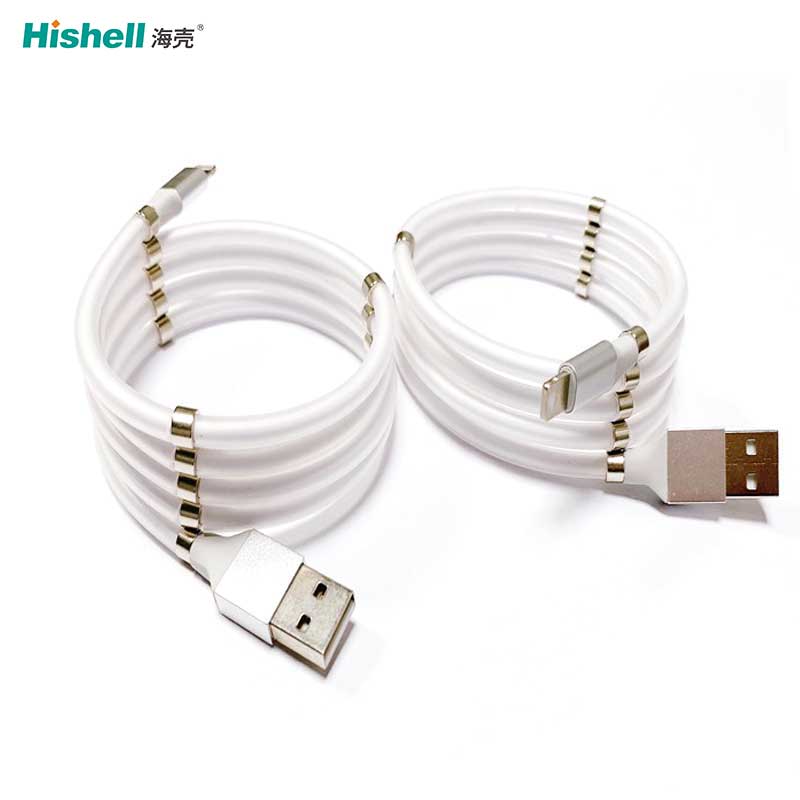 Магнитный USB-кабель нового типа, магнитный строительный USB-кабель для Micro