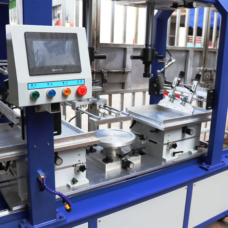 Ceramic printing machine 2-color Pad printing machine printer for ceramic cartoon pattern dishes