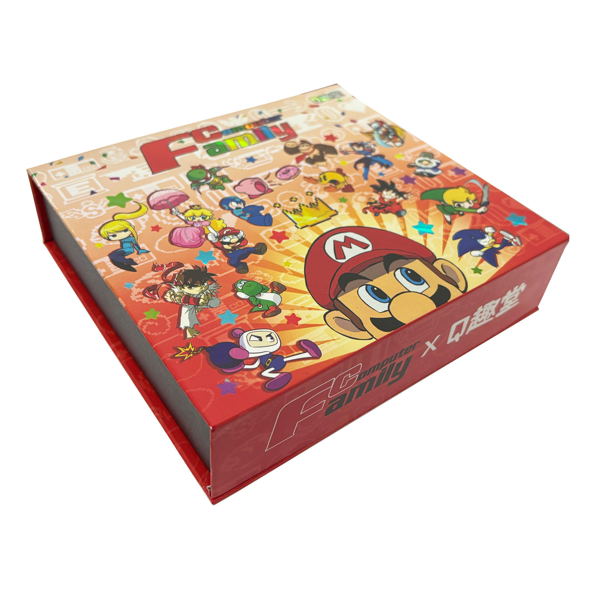 PQ Collection Trading Card Family Childhood Game Card Rare Limited Cartoon Characters Q Family Computer Card Box for Kids Unisex