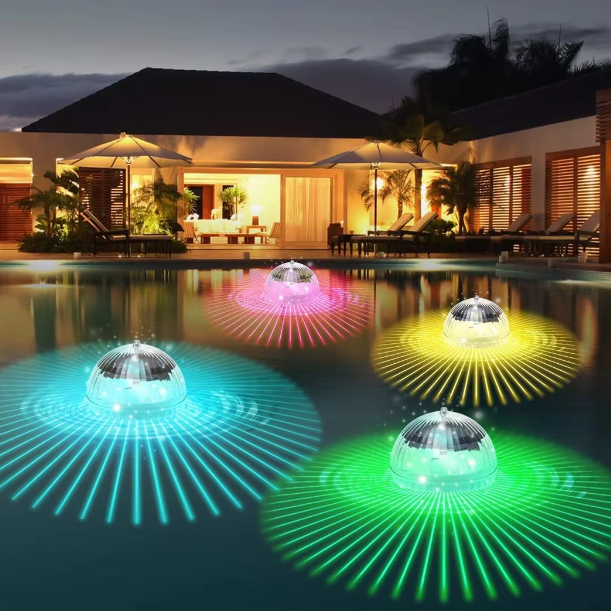 Hot Sale Color-Changing Floating LED Solar Light Ball Waterproof ABS Material for Garden and Swimming Pool Decorative Lighting