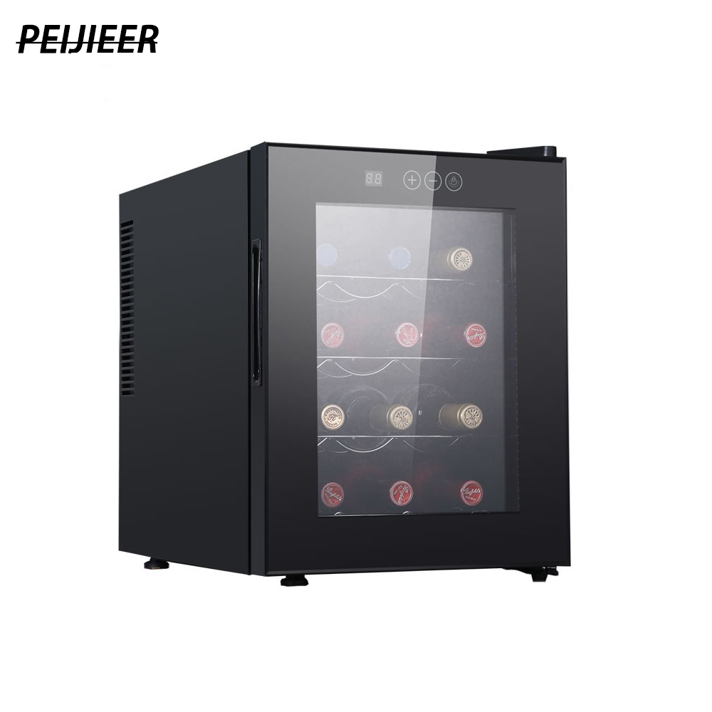 JC-32 Small Size 12 Bottles Wine Thermoelectric Wine Cooler Fridge