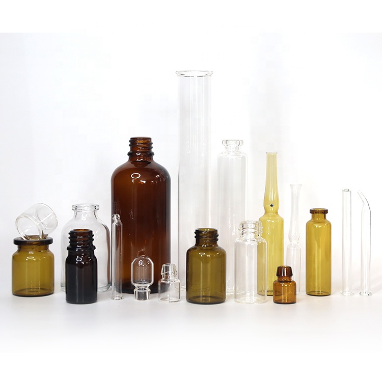 2ml 7ml 10ml 30ml 50ml Clear Empty Glass Bottle Vial for Medical