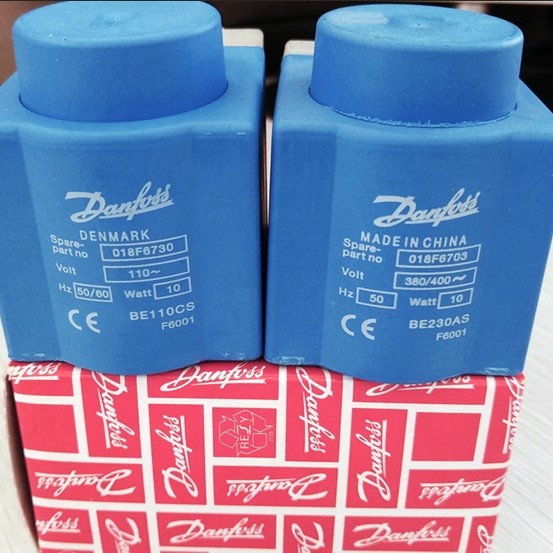Low Price Danfoss Solenoid Valve 380/400V 50Hz 10W Spare Part Number 018F6703