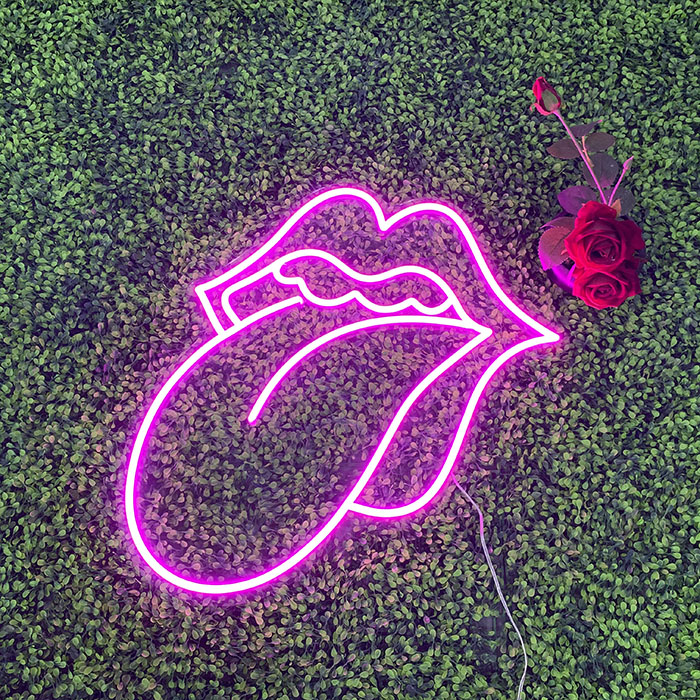 BIG MOUTH NEON SIGN dropshipping free shipping hanging light this must be the place bar sign neon lets party led sign neon