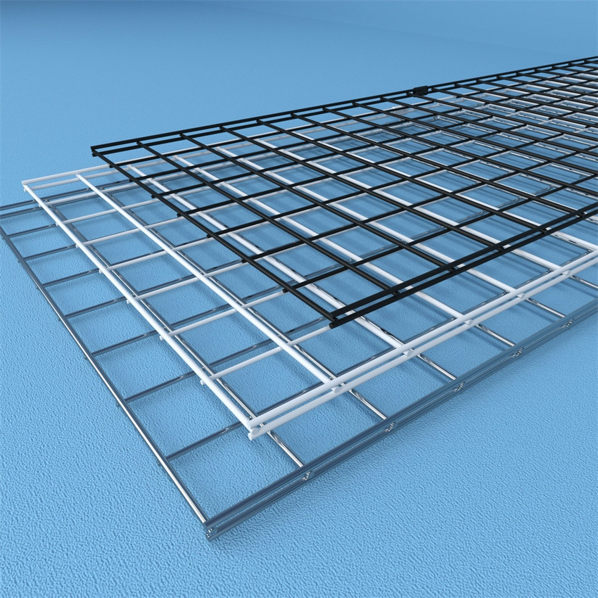 3D Self-adhesive grid wall panel standing wire grid wire grid panel backdrop