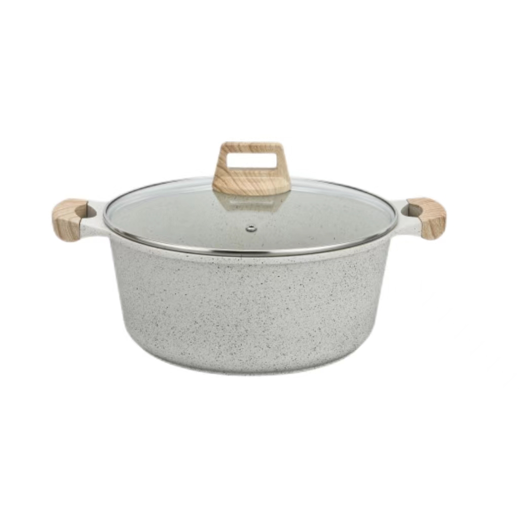 CENTURY 26cm Aluminum Non-Stick Pot With Thickened Bottom High Quality Versatile One-Pot Cooking For Casseroles Food Preparation