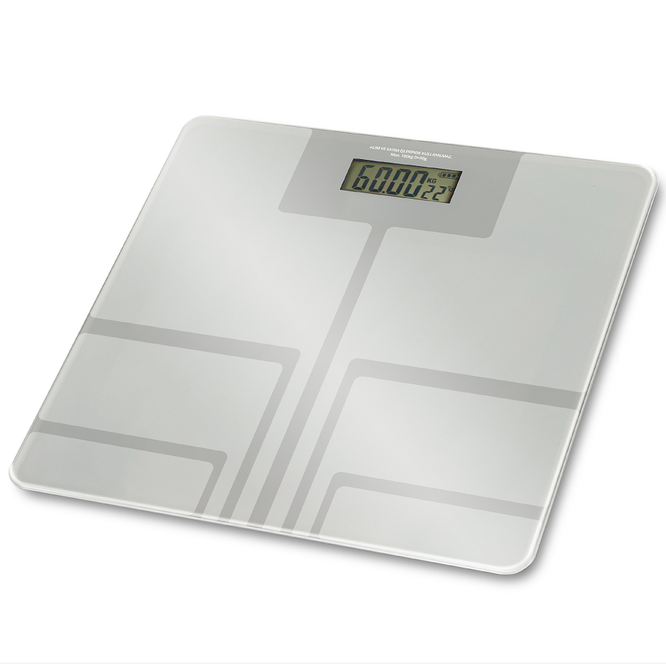 Tempered Glass 180kg Adult Electronic Bathroom Personal Body Weight Scale Digital Body Scale