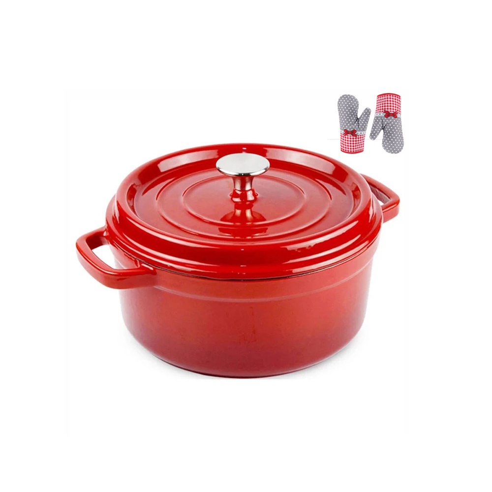 Soup Pot Enamel Wholesale And Retail Supply Cast Iron Pot Stew Pot Cast Iron Uncoated 22 26cm