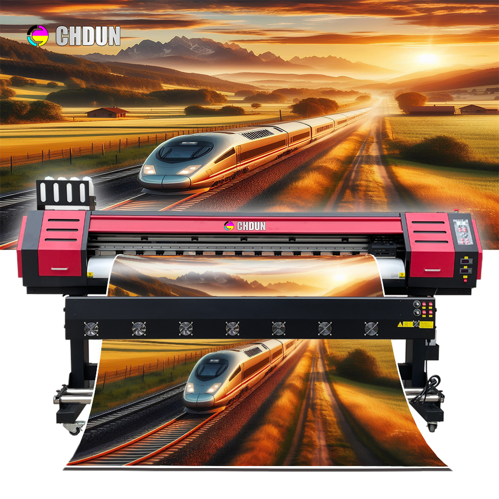 Industrial 3200mm Hot Sale Large Format Eco-Solvent Printer i3200/xp600/i1600 head 1.6M 1.8M with good price for Labels