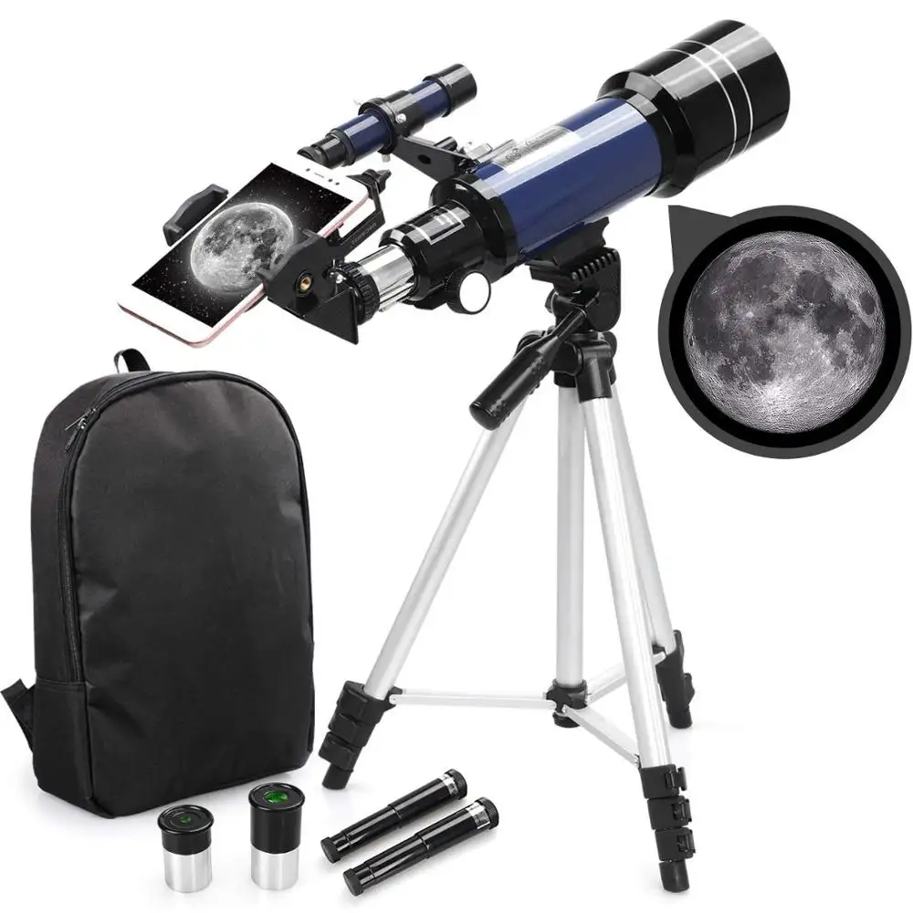 Foreseen 30070 professional astronomical telescope with tripod for the beginners watch the moon