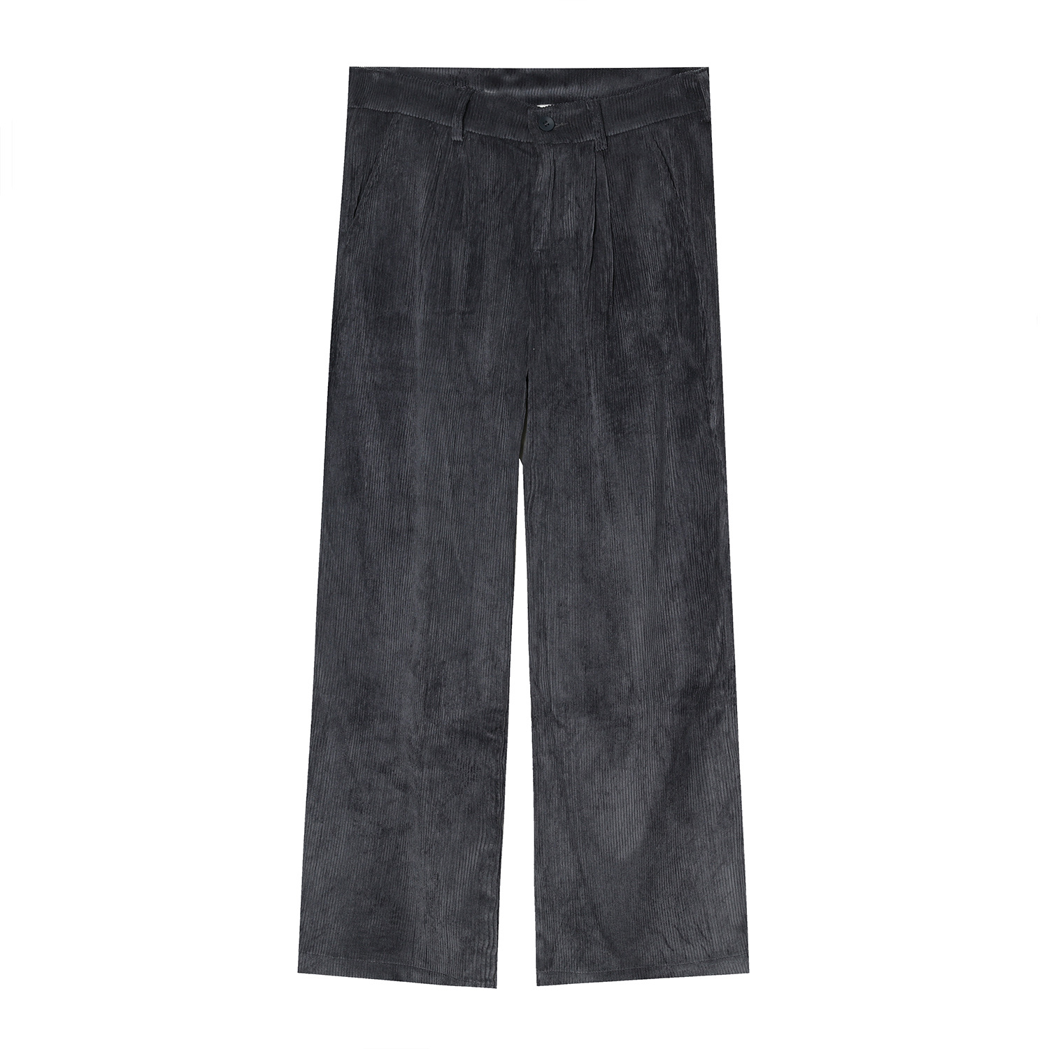 Custom Spring Loose Corduroy Oversized Solid Color Pants With Pockets Outdoor Casual Pants Chino Pants For Men