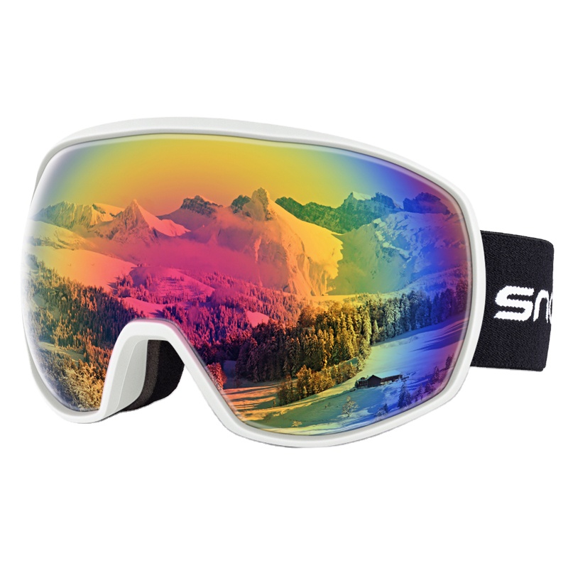 Sports ski goggles oem anti fog uv400 wholesale snow ski goggl goggles snowboard glasses HB09