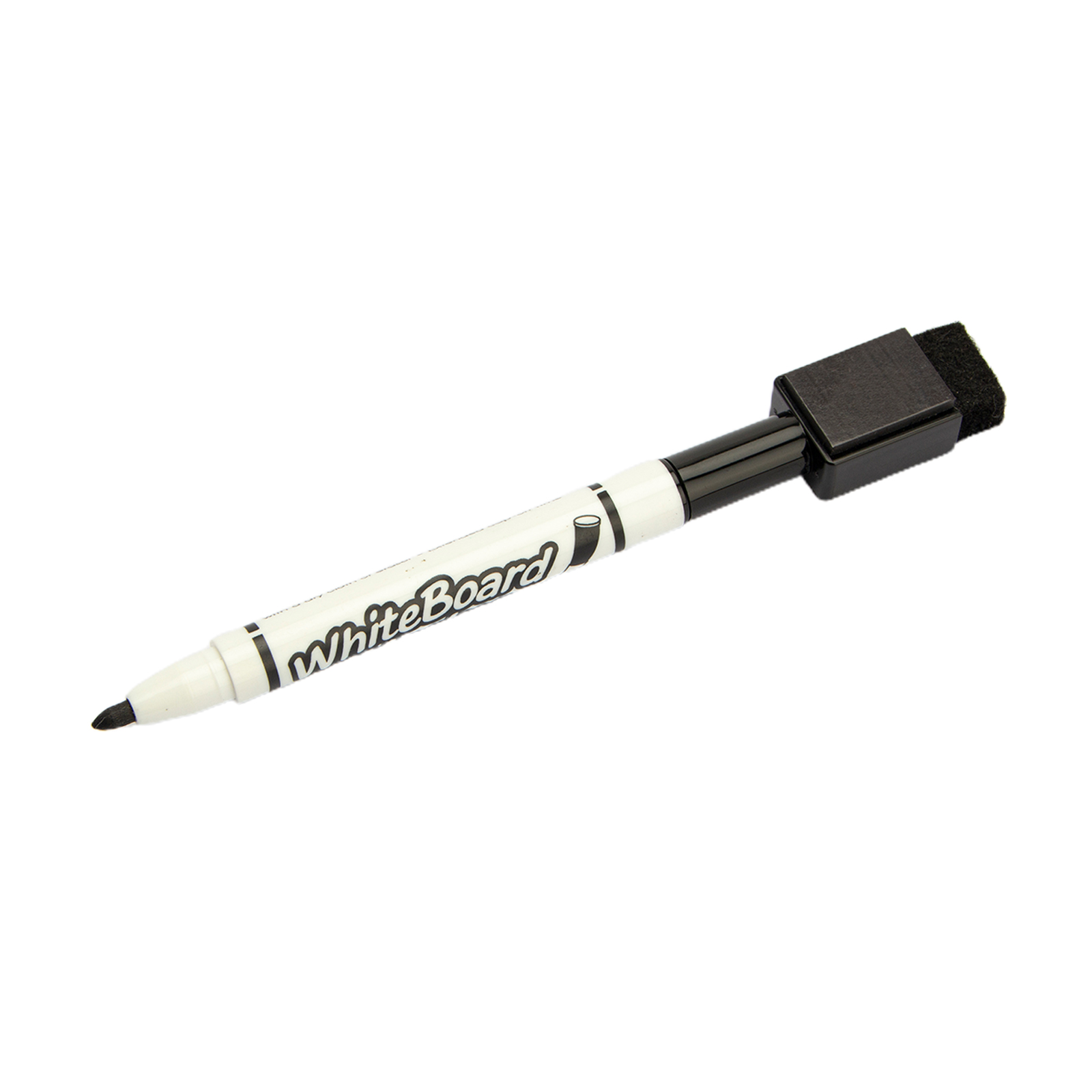 Made China Papeleria Magnetic Eraser Plastic Fiber White Board Marker Pen With Eraser