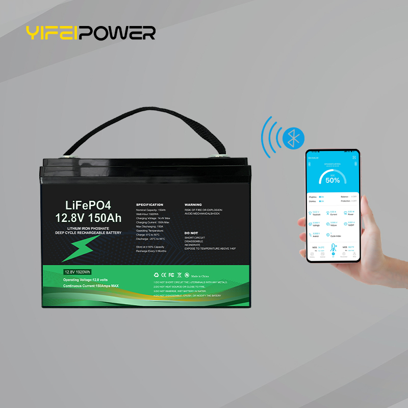 Smart BMS 51.2V 25.6V 12.8V Solar System Battery 300Ah 200Ah 150Ah 100Ah Lifepo4 Lithium Ion Iron Phosphate Solar Battery Pack