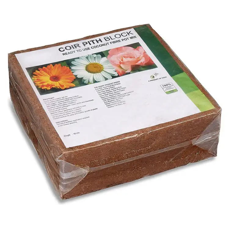 17 Pound 12 Pack Block Soil Amendment And Reptile Husk Fiber Peat Moss Worm Coco Coir Coconut Fiber Worm Bedding