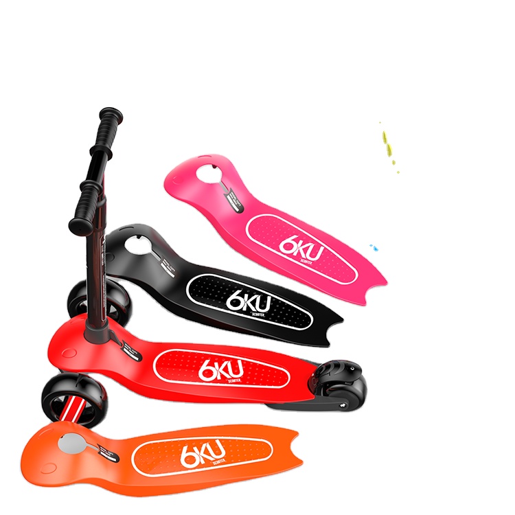 2021 Classical scooter for kids 3 wheels kids outdoor toy Inserting rod scooter