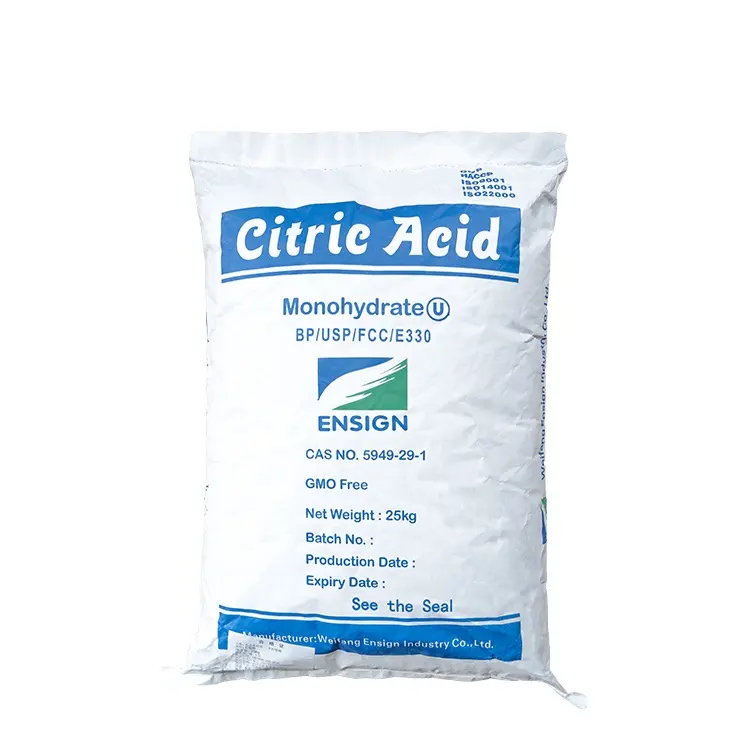 Factory price wholesale china bulk citric acid monohydrate e330 food grade