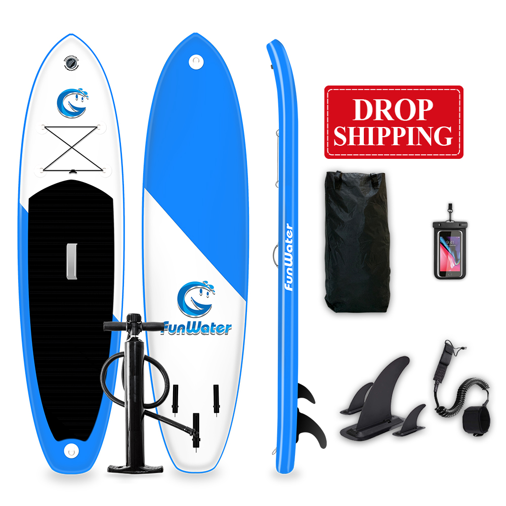 Funwater дропшиппинг sup весло доска для серфинга поставка с завода надувная весло на заказ