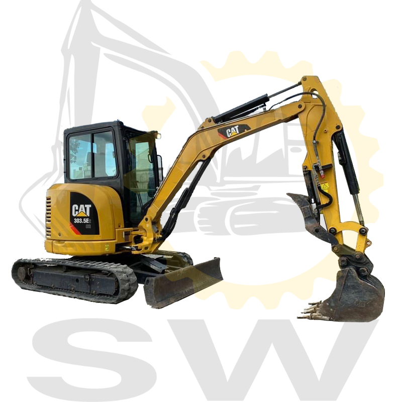 Гусеничный Экскаватор usada Caterpillar CAT 303,5, гусеничный экскаватор 303,5 303.5E2GC с лезвием бульдозера и резиновой гусеничной дорожкой