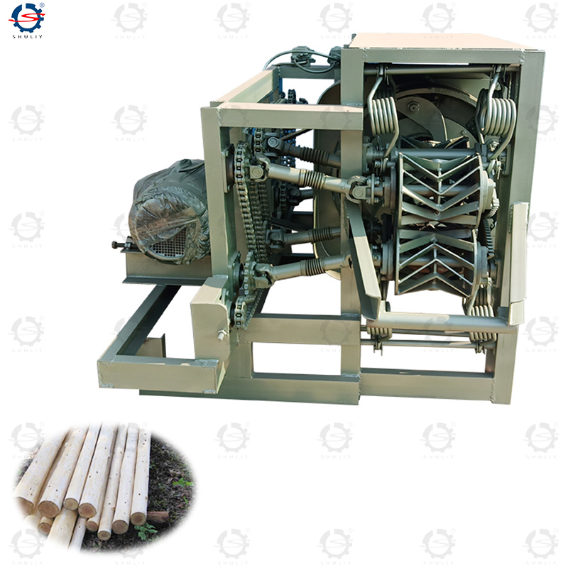 Professional wood log bark stripping machine