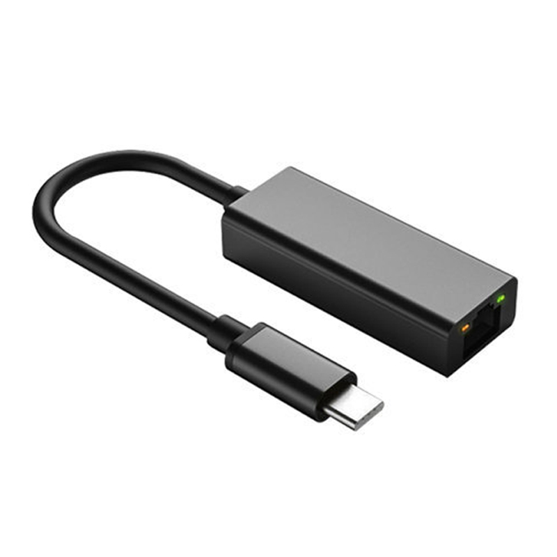 USB Type C к Ethernet Gigabit адаптер Thunderbolt 3 к RJ45 LAN Сетевой портативный кабельный адаптер