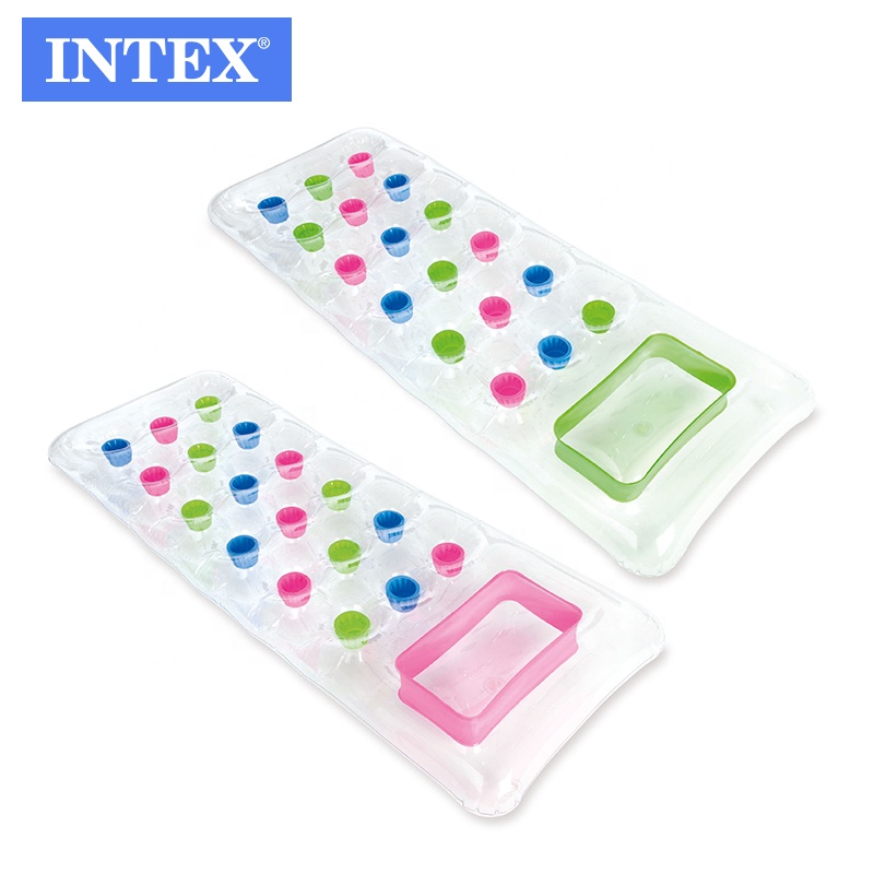 Intex 59894 18-POCKET SUNTANNER коврики надувной бассейн поплавок с I-beam подушкой
