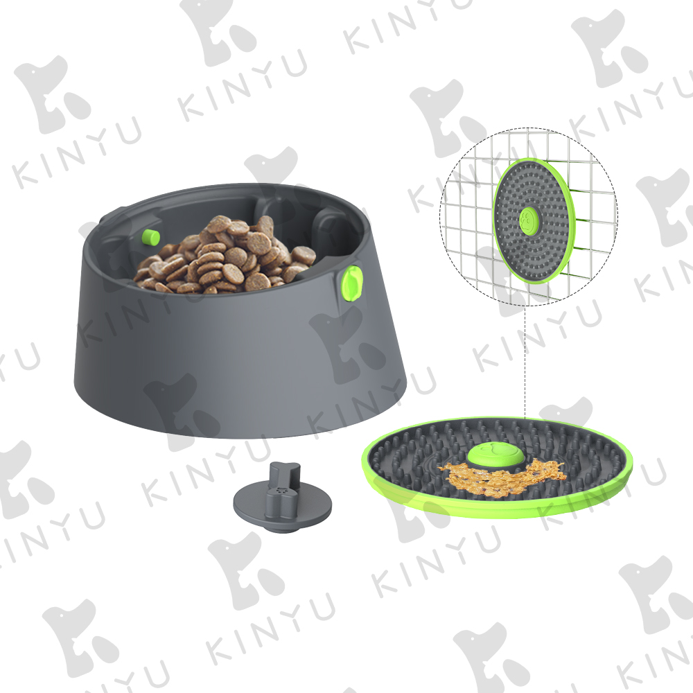 Многофункциональная клетка для собак Kinyu от производителя для медленного кормления, поднимающийся коврик для дрессировки и миска для домашних животных