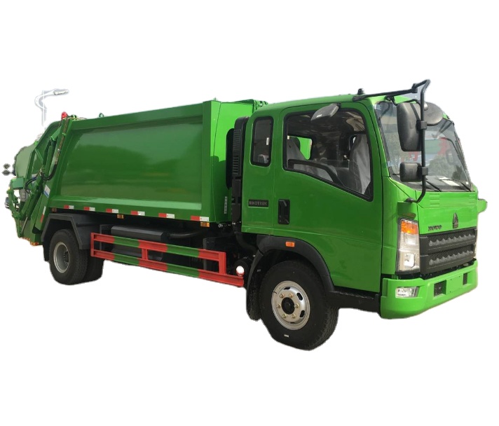SINOTRUK HOWO 4X2, сжатый мусоровоз, легкое Коммерческое транспортное средство, 8 куб. М