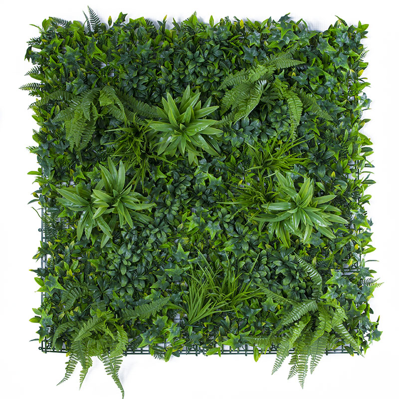 I LEAF 2020 Топ Продажа Вертикальный садовый забор PE Leaf Boxwood хедж-панель зеленая искусственная растительная стена