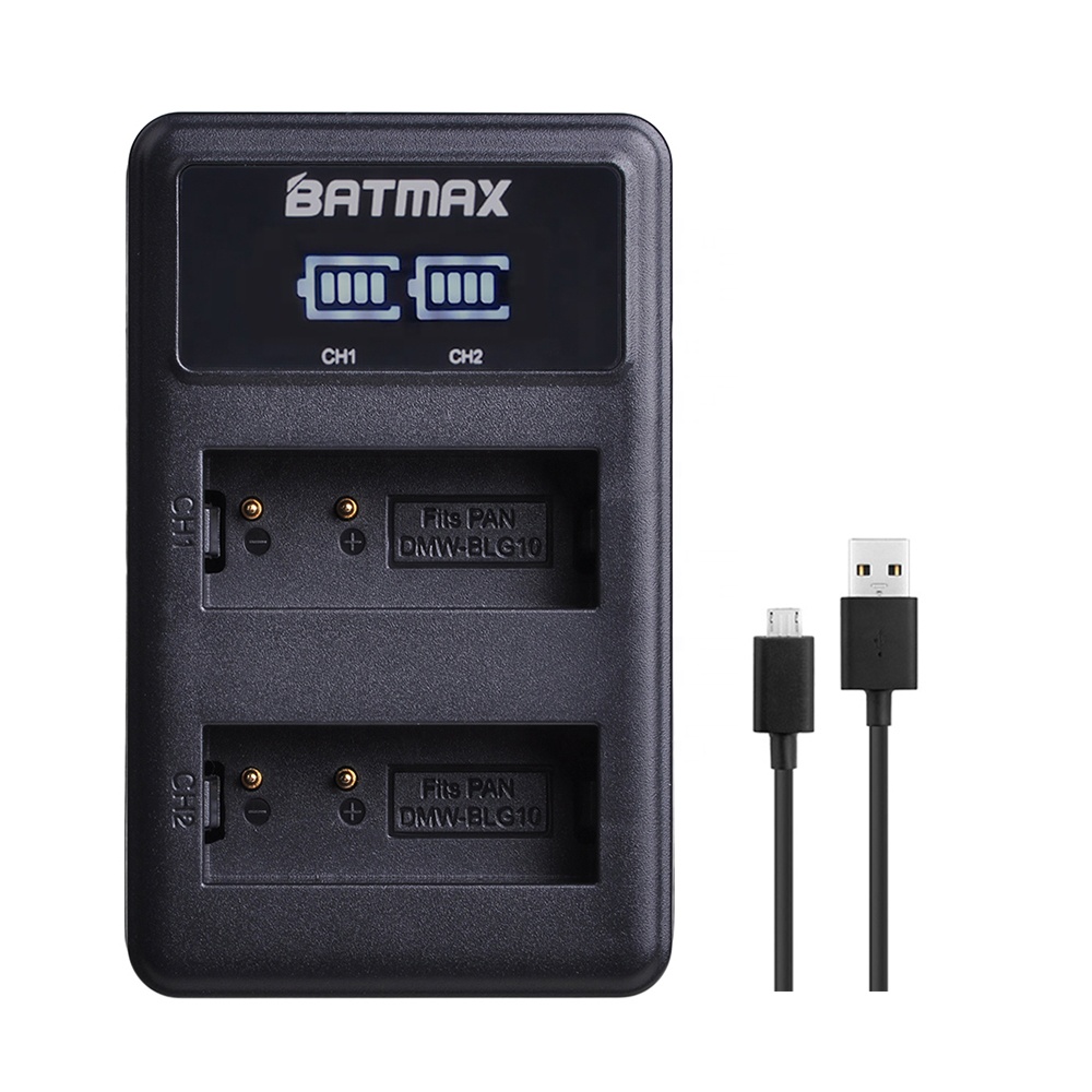 Оптовая продажа DMW-BLG10 BLG10 BP-DC15 BPDC15 usb-портами и светодиодным индикатором зарядное устройство для цифрового фотоаппарата Panasonic Lumix GF6,GX7,GX80,GX85,GX7 Mark II,LX100,D-Lux (тип 109)