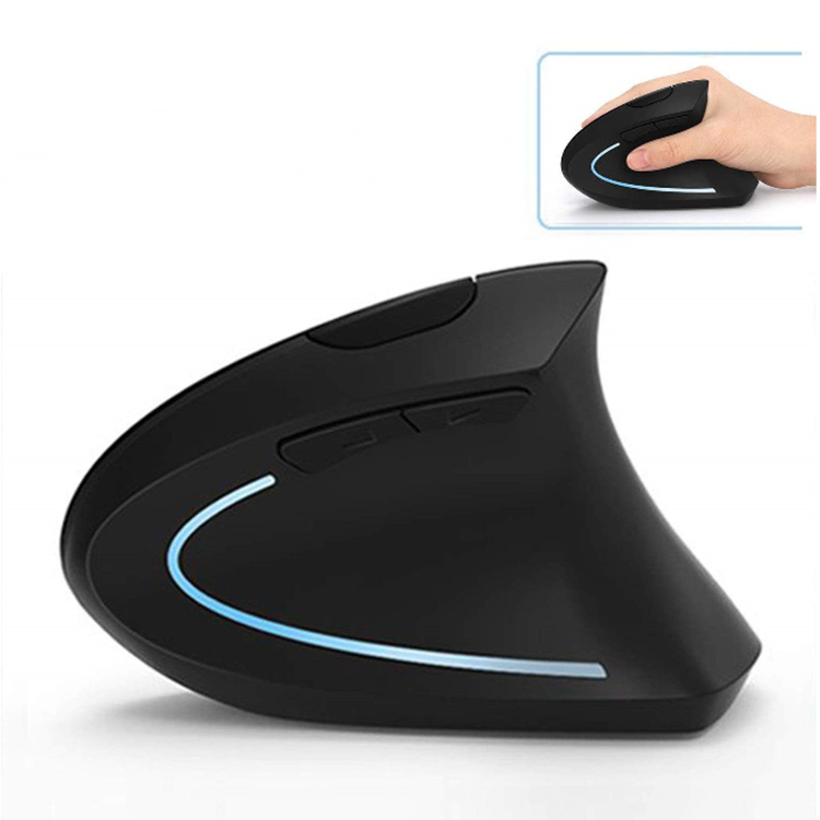 Hot Selling 2.4G Wireless Vertical Ergonomic Optical Mouse,USB Wireless Gaming Mouse With 3 Adjustable DPI