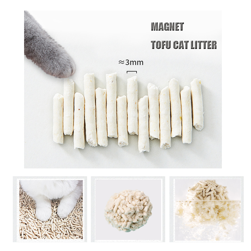 China premium plant tofu cat litter factory odor free cat litter