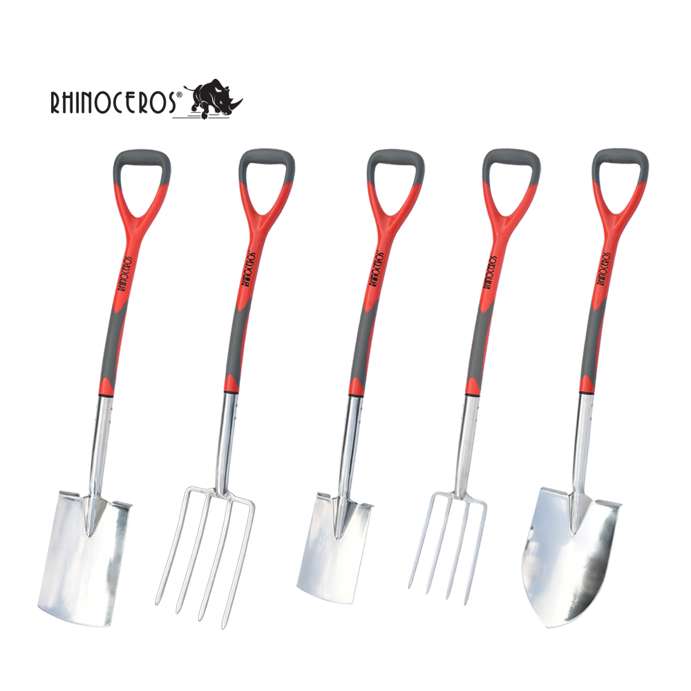 Профессиональные заточные вилки Ergo D-Grip ручные садовые инструменты для копания 4 зубьев Бортовая вилка