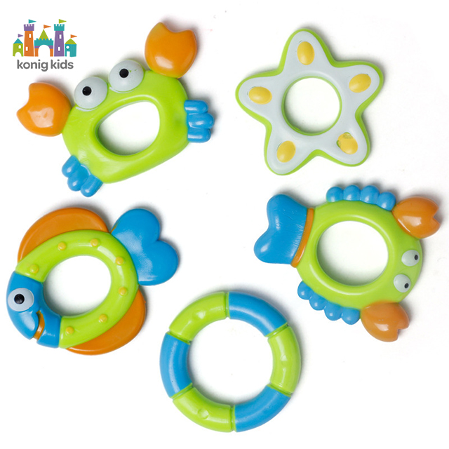 Konig Kids New Design Bath Toy Floating Purple octopus toy with 3 Hoopla Rings brinquedo polvo banyo oyuncak Bath Toy