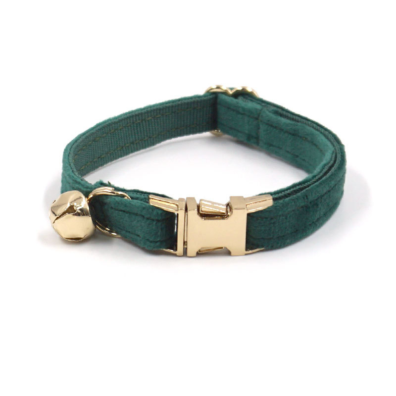 Wholesale Soft Velvet Pet Cat Collar Personality Small Pet Dog Luxury Collar Bow Tie