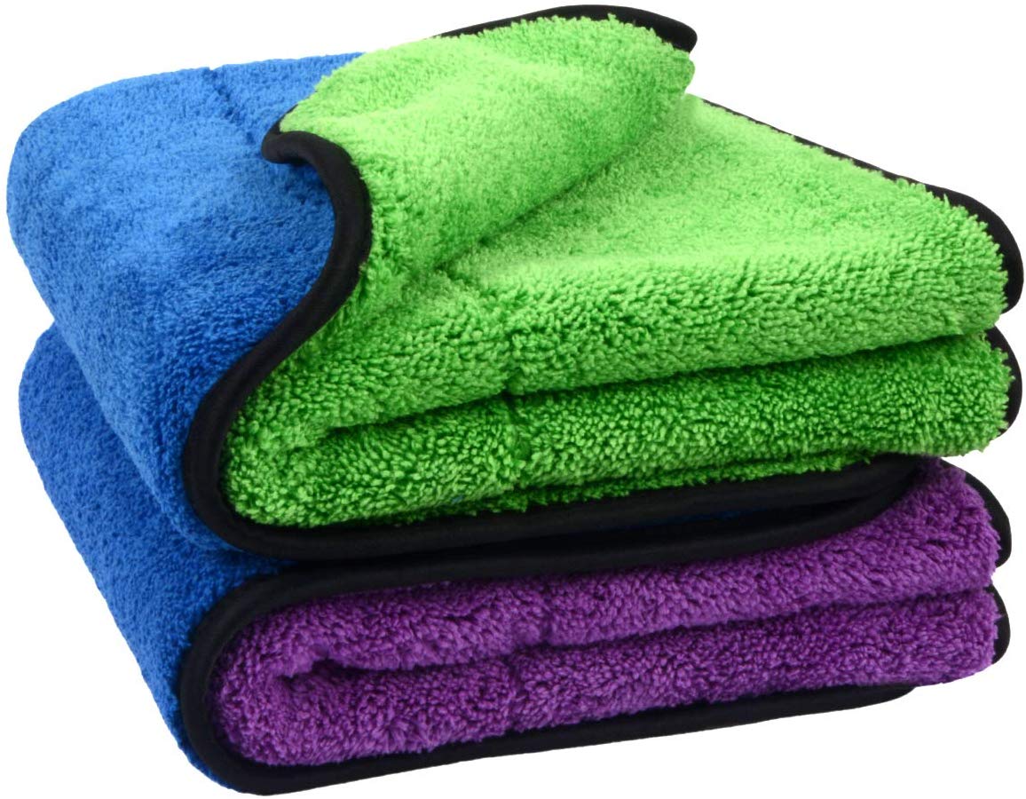 Microfibre Towel 40x40CM Car Detailing Coral Fleece 720gsm Cleaning Cloths
