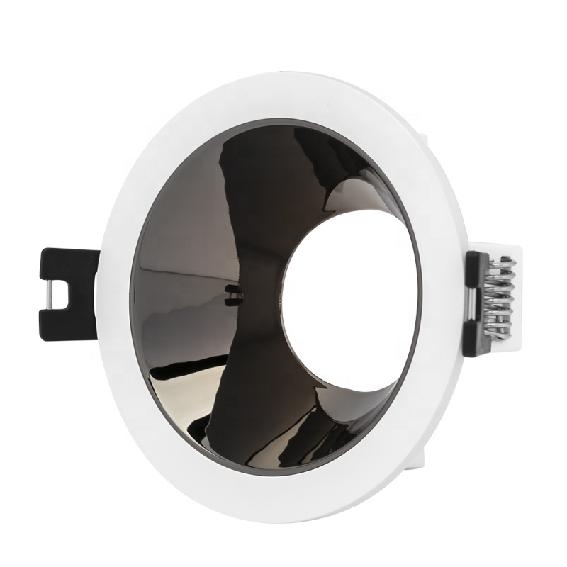 Plastic Indoor led down light recessed GU10 MR16 spotlight housing