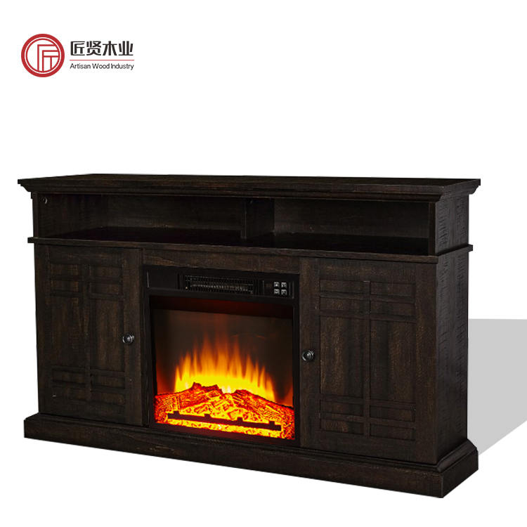 Hot Sell Modern Design Wholesale Wooden Electrical Tv Stand Fireplace cabinet
