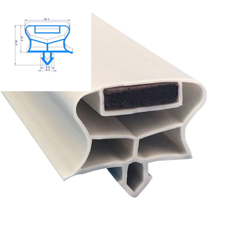 popular rubber sealing profiles fridge door magnetic seal strip