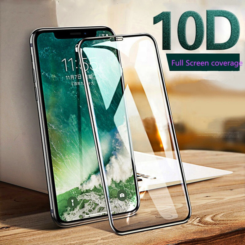 Amazon Hot 10D Полное покрытие экрана прозрачная пленка из закаленного стекла для iPhone 11 12 Pro Max защита экрана
