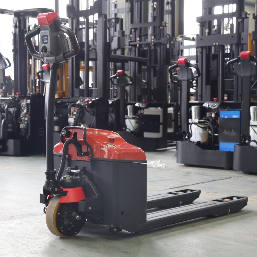 Good quality electric pallet truck 2000kg 140mm lifting yellow black red customizable