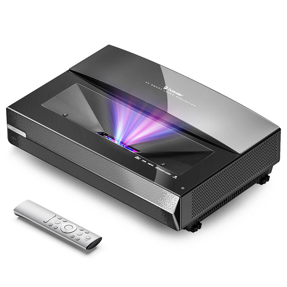 Портативный лазерный проектор Bomaker Polaris 4K HD 1080P для домашнего кинотеатра, 2500 ANSI-люмен, HDR