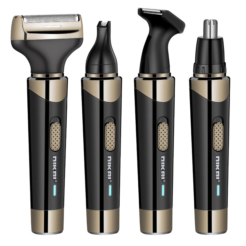 Беспроводной триммер для волос в носу Многофункциональный 4in1micro touch электрический триммер для бороды, ушей, носа, волос в комплекте для мужчин