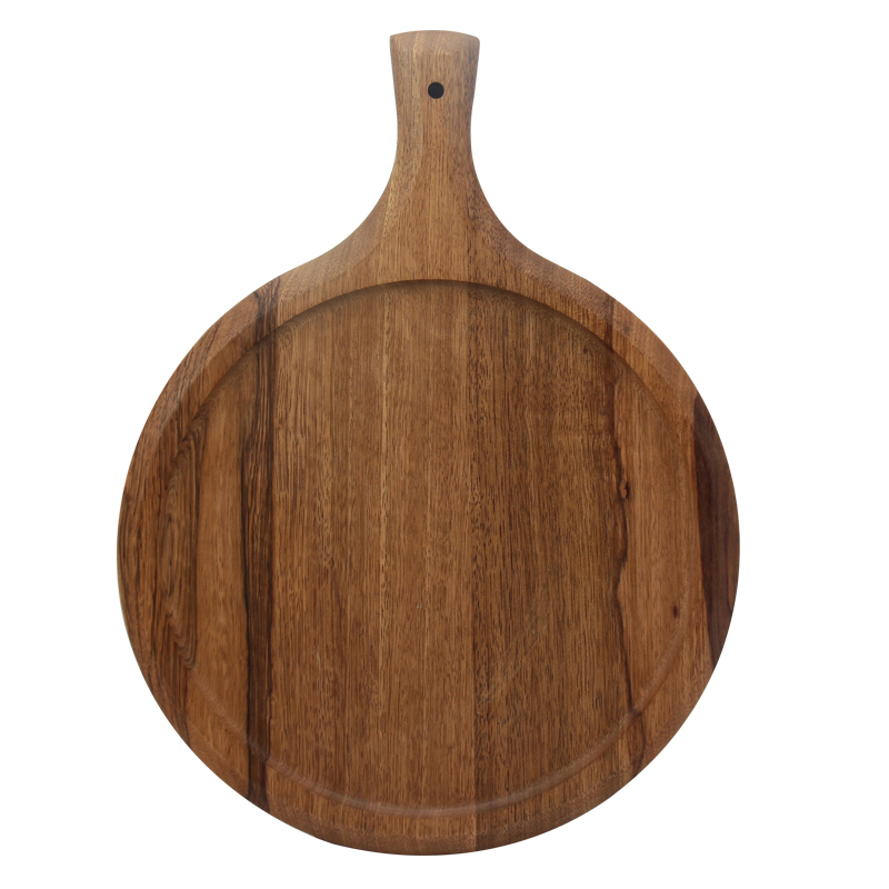 Most popular kitchen pizza seving tools zebra wooden paddle pizza cutting board